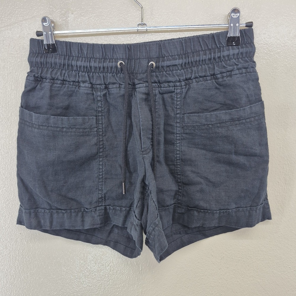 Athleta Slate Gray Athletic Drawstring Shorts